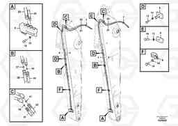 19980 Working hydraulic, quick fit on dipper arm ECR235C, Volvo Construction Equipment