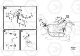 27477 Working hydraulic, quick fit on upper frame ECR235C, Volvo Construction Equipment