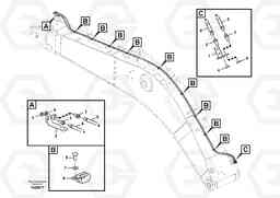 29501 Working hydraulic, quick fit on boom EC700B, Volvo Construction Equipment