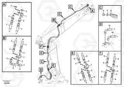 59348 Working hydraulic, slope and rotator on adjustable boom EC140C, Volvo Construction Equipment