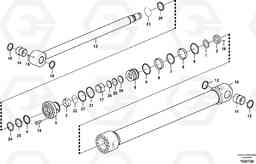 88673 Bucket cylinder EC460C, Volvo Construction Equipment