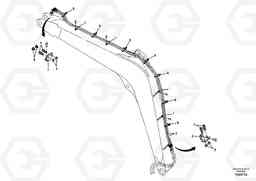 19672 Working hydraulic, slope and rotator on boom ECR88 S/N 14011-, Volvo Construction Equipment