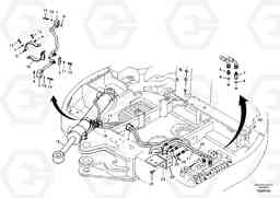 81193 Hydraulic system, control valve to boom and swing ECR88 S/N 14011-, Volvo Construction Equipment