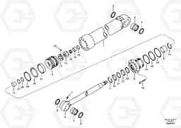 36564 Boom swing cylinder ECR88 S/N 14011-, Volvo Construction Equipment