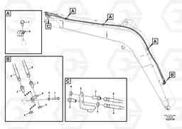 48401 Quikfit hydraulic on attachment. Single - acting EC60C, Volvo Construction Equipment