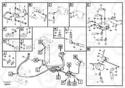 102345 Working hydraulic, slope and rotator on upper frame EC55C S/N 110001- / 120001-, Volvo Construction Equipment