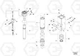 38658 Hydraulic Hammer, Accumulator Housing ATTACHMENTS ATTACHMENTS EXCAVATORS BUCKETS&HAMMERS, GEN. B/C, Volvo Construction Equipment