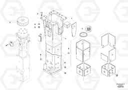 41516 Hydraulic Hammer, Housing ATTACHMENTS ATTACHMENTS EXCAVATORS BUCKETS&HAMMERS, GEN. B/C, Volvo Construction Equipment