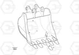 93129 Bucket ECR58, Volvo Construction Equipment