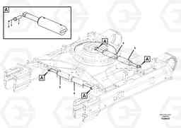 24620 Cylinder, undercarriage frame retractable PL4608, Volvo Construction Equipment