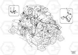 88619 Cable harness, engine EC140B PRIME S/N 15001-, Volvo Construction Equipment