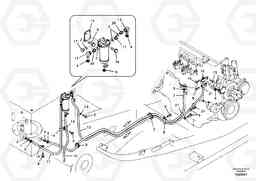 76212 Fuel pipe - Fuel tank EC160B PRIME S/N 12001-, Volvo Construction Equipment