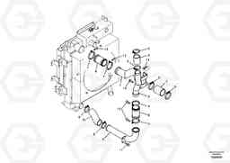 11603 Charge air cooler, plumbing EC160B PRIME S/N 12001-, Volvo Construction Equipment