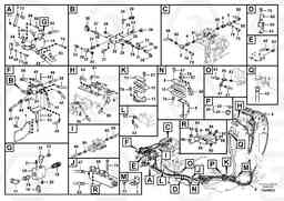 102104 Hydraulic system, control valve to pump FB2800C, Volvo Construction Equipment