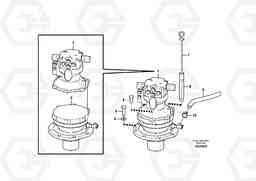 65482 Swing motor with mounting parts EW60C, Volvo Construction Equipment