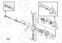 77554 Hub reduction, front axle EW60C, Volvo Construction Equipment