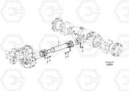 65637 Propeller shaft, rear EW60C, Volvo Construction Equipment
