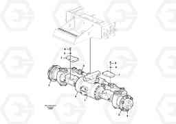 65638 Front axle mounting EW60C, Volvo Construction Equipment