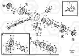 65642 Differential , rear axle EW60C, Volvo Construction Equipment