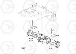 65641 Rear axle mounting EW60C, Volvo Construction Equipment