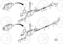 62617 Main control valve EW60C, Volvo Construction Equipment