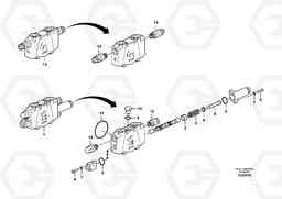 76871 Main control valve EW60C, Volvo Construction Equipment