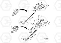 76767 Main control valve EW60C, Volvo Construction Equipment