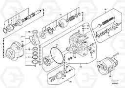 62620 Hydraulic pump EW60C, Volvo Construction Equipment