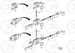 72605 Main control valve EW60C, Volvo Construction Equipment