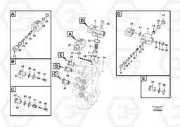 88084 Main control valve EC240B PRIME S/N 15001-/35001-, Volvo Construction Equipment