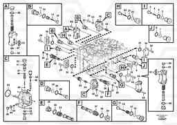 94720 Main control valve EC460B PRIME S/N 15001-/85001-, Volvo Construction Equipment