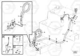 86187 Fuel filling pump with assembling details EC700BHR HIGH REACH DEMOLITION, Volvo Construction Equipment