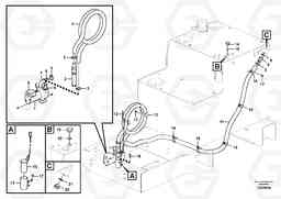 84277 Fuel filling pump with assembling details EC700C, Volvo Construction Equipment