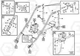 102089 Hydraulic Control 3rd-4th L70F, Volvo Construction Equipment