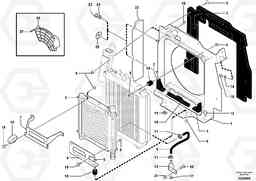 14160 Radiator installation ECR38 TYPE 602, Volvo Construction Equipment