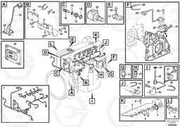 70823 Cable harness, engine FC2121C, Volvo Construction Equipment