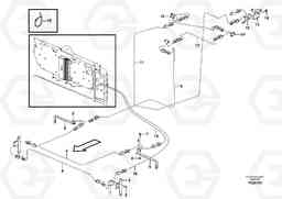 1147 Cable harness, fire extinguishing system, cab L70F, Volvo Construction Equipment
