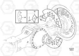 46781 Brake shield A35D, Volvo Construction Equipment