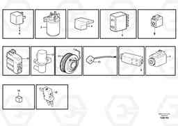 96497 Relays, sensors and solenoid valves, reference list L330E, Volvo Construction Equipment