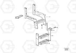 83706 Foot step L60F, Volvo Construction Equipment