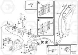 736 Hydraulic attachment bracket digger BL71, Volvo Construction Equipment