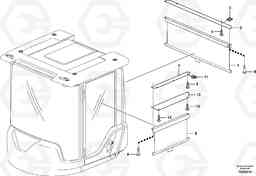 85680 Interior components, sun blinds. L180F HL HIGH-LIFT, Volvo Construction Equipment