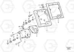 9500 Lubricating oil valve with fitting parts L220E SER NO 4003 - 5020, Volvo Construction Equipment