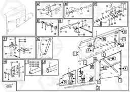 97494 Top plate, side hatches, rear L350F, Volvo Construction Equipment