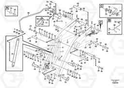 100125 Lifting framework with assembly parts BL71, Volvo Construction Equipment