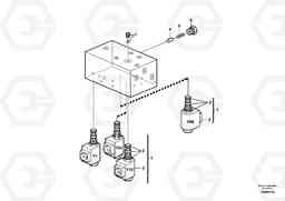 21050 Servo valve body EC160 SER NO 1001-, Volvo Construction Equipment