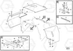 34158 Side hatches, front L350F, Volvo Construction Equipment
