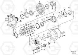 82938 Front axle, Hub reduction EW180C, Volvo Construction Equipment