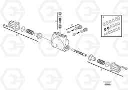 40510 Valve section BL70, Volvo Construction Equipment