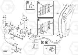 39905 Hydraulic attachment bracket digger BL61PLUS, Volvo Construction Equipment